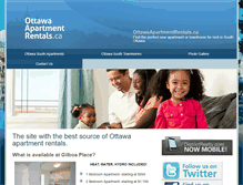 Tablet Screenshot of ottawaapartmentrentals.ca